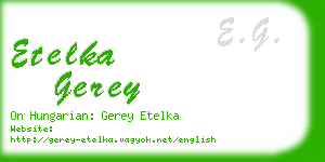etelka gerey business card